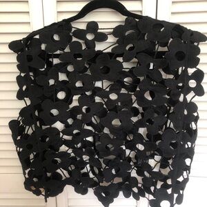 Anthropologie Black Textured Jacket